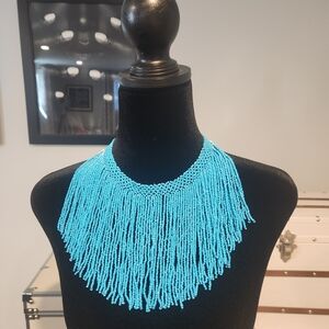 LIKE NEW Turquoise Beaded Necklace